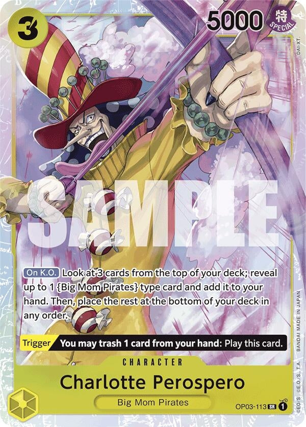 Image for Charlotte Perospero (Reprint) (OP03-113) (Premium Booster -The Best-) - One Piece Card Game