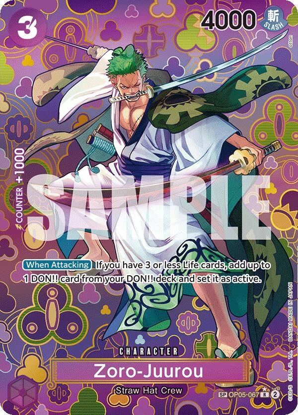 Image for Zoro-Juurou (SP) (OP05-067) (Emperors in the New World) - One Piece Card Game