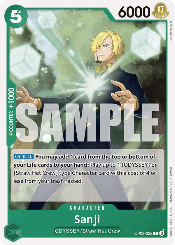 Image for Sanji (028) (OP09-028) (Emperors in the New World) - One Piece Card Game