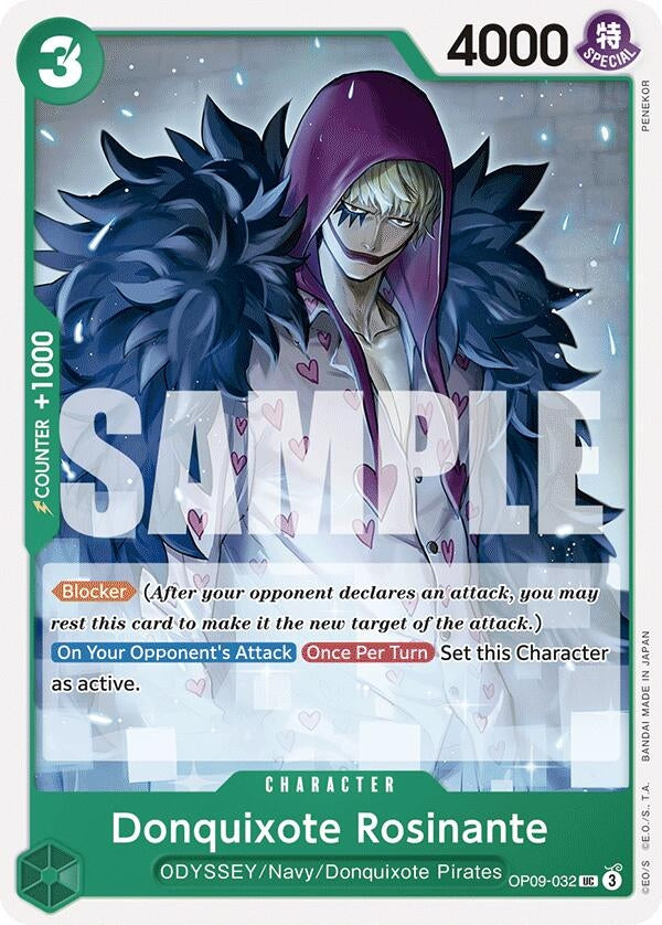 Image for Donquixote Rosinante (032) (OP09-032) (Emperors in the New World) - One Piece Card Game