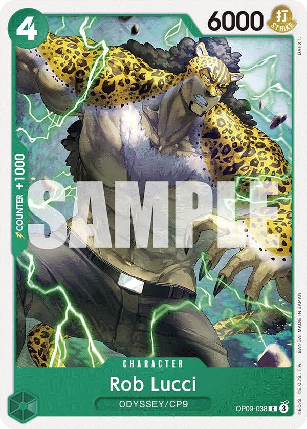 Image for Rob Lucci (038) (OP09-038) (Emperors in the New World) - One Piece Card Game