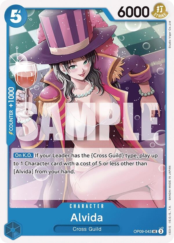 Image for Alvida (OP09-043) (Emperors in the New World) - One Piece Card Game