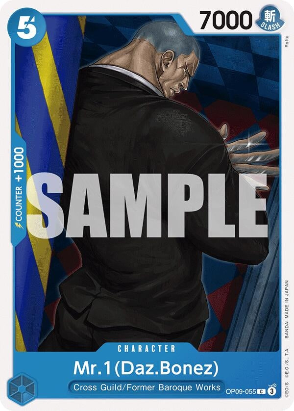 Image for Mr.1(Daz.Bonez) (OP09-055) (Emperors in the New World) - One Piece Card Game