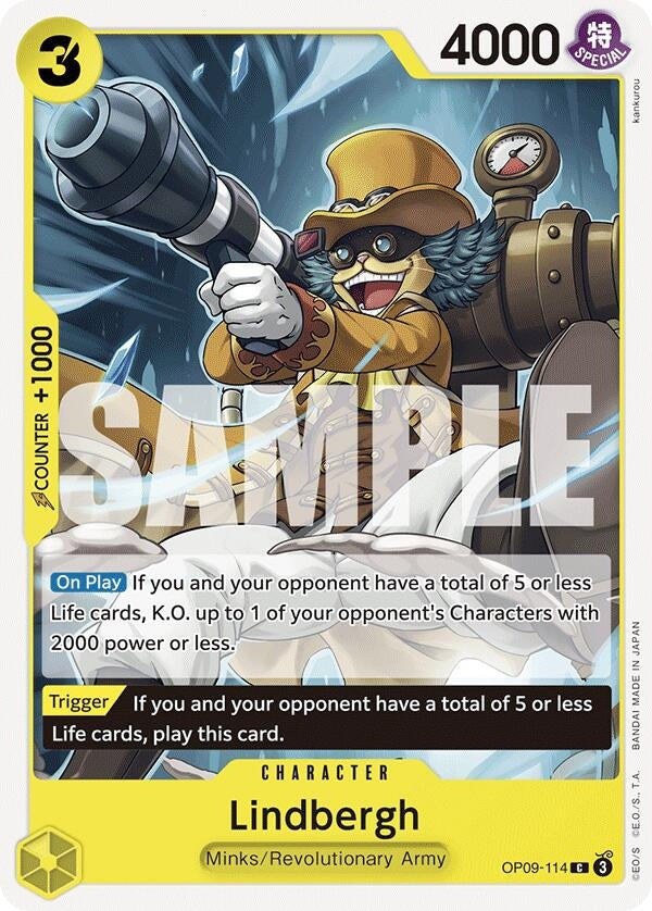Image for Lindbergh (OP09-114) (Emperors in the New World) - One Piece Card Game