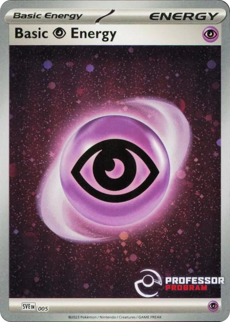 Image for Psychic Energy (2023) (005) (Professor Program Promos) - Pokemon
