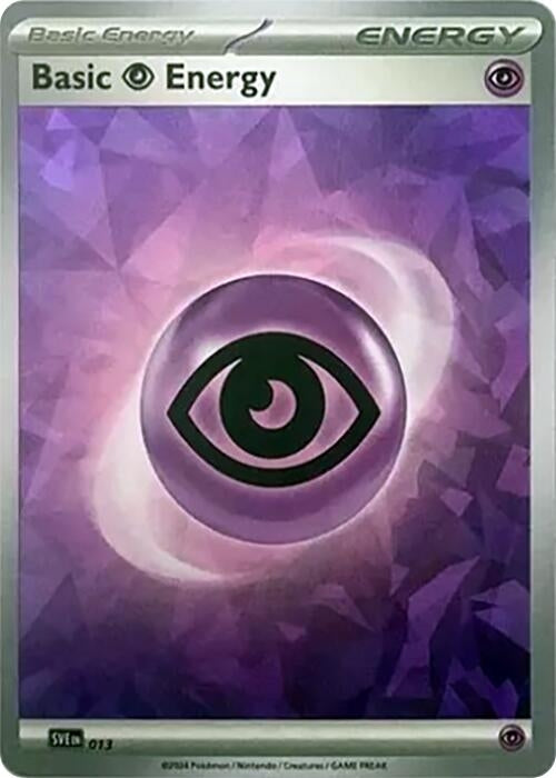 Image for Basic Psychic Energy (Cracked Ice Holo) (013) (SV07: Stellar Crown) - Pokemon