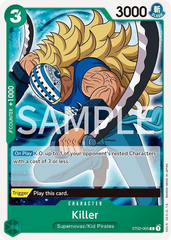 Image for Killer (ST02-005) (Revision Pack Cards) - One Piece Card Game