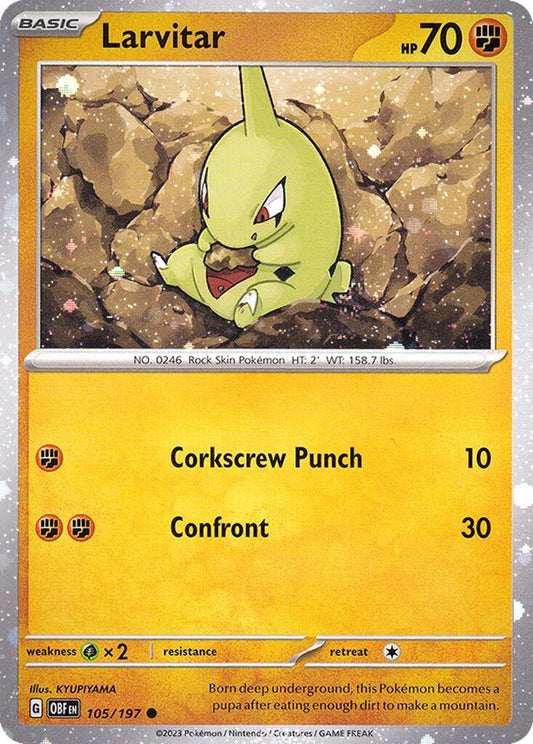 Image for Larvitar - 105/197 (Cosmos Holo) (105/197) (Miscellaneous Cards & Products) - Pokemon