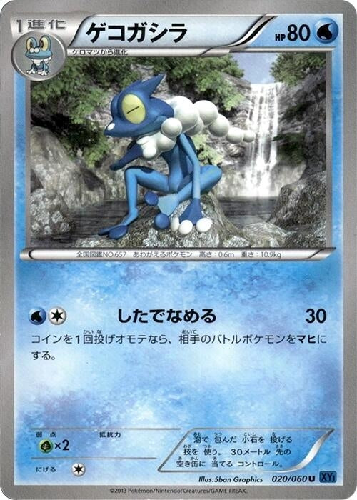 Image for Frogadier (020/060) (XY-Bx: Collection X) (XY-Bx) - Pokemon Japan