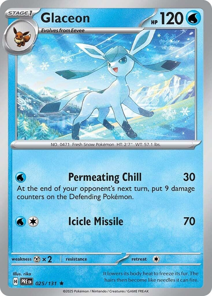 Image for Glaceon (025/131) (SV: Prismatic Evolutions) - Pokemon