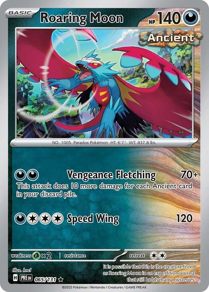 Image for Roaring Moon (065/131) (SV: Prismatic Evolutions) - Pokemon