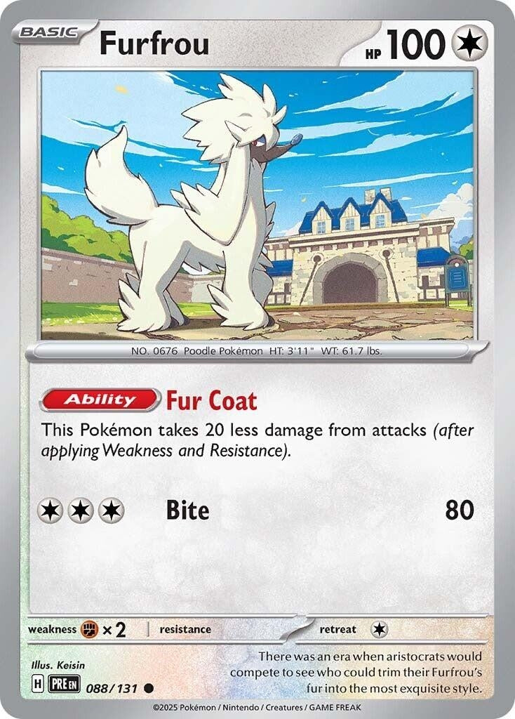 Image for Furfrou (088/131) (SV: Prismatic Evolutions) - Pokemon