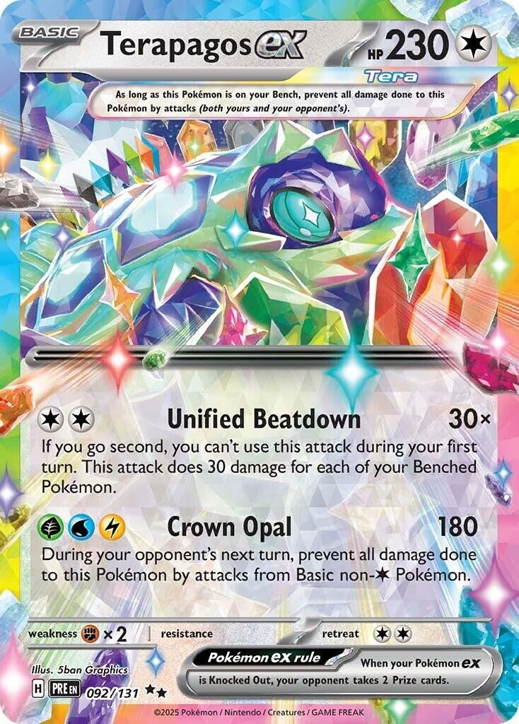 Image for Terapagos ex (092/131) (SV: Prismatic Evolutions) - Pokemon