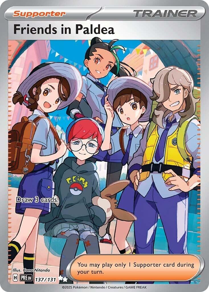 Image for Friends in Paldea (137/131) (SV: Prismatic Evolutions) - Pokemon