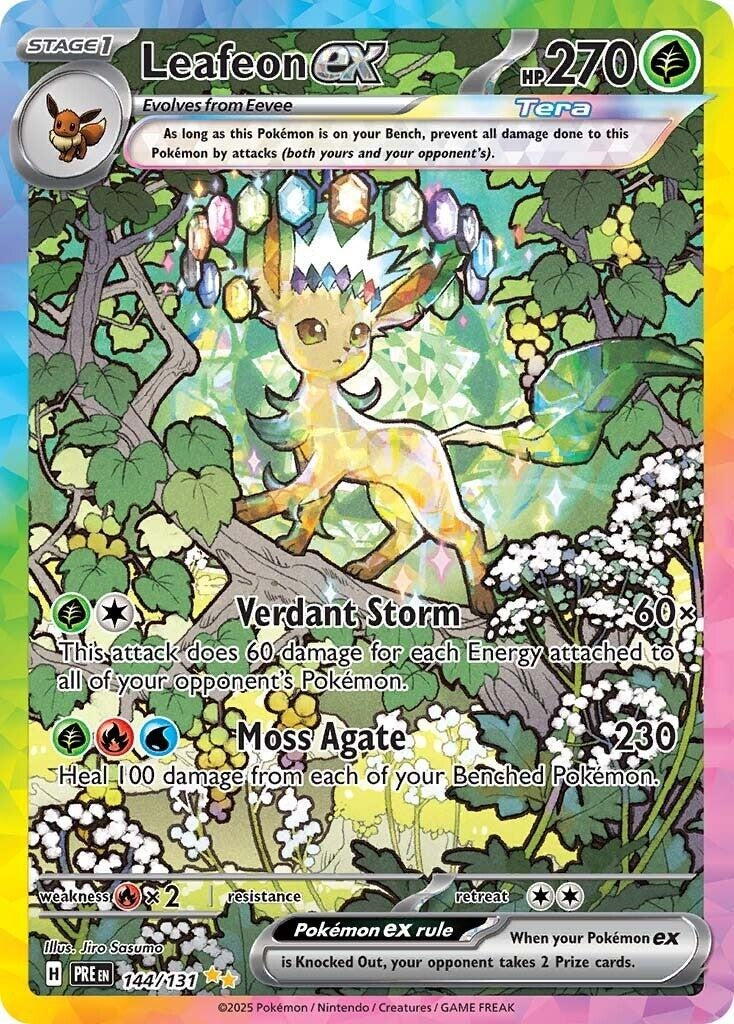 Image for Leafeon ex (144/131) (SV: Prismatic Evolutions) - Pokemon