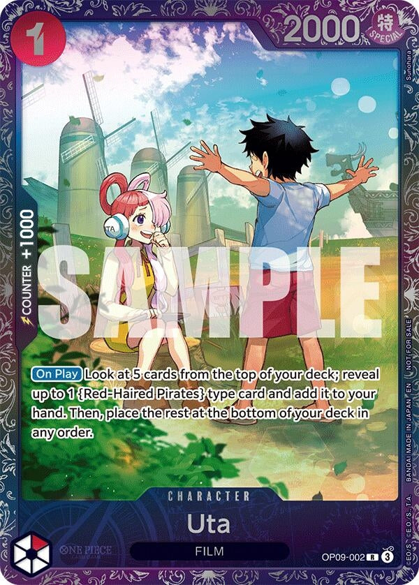 Image for Uta (Treasure Cup 2025) (OP09-002) (One Piece Promotion Cards) - One Piece Card Game