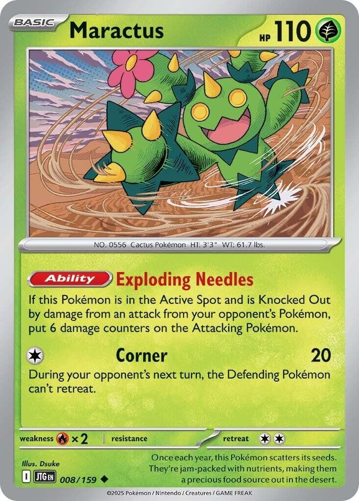 Image for Maractus (008/159) (SV09: Journey Together) - Pokemon