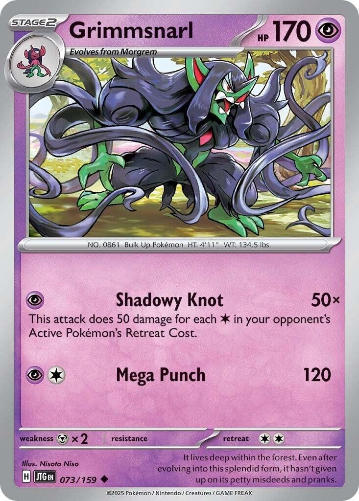 Image for Grimmsnarl (073/159) (SV09: Journey Together) - Pokemon