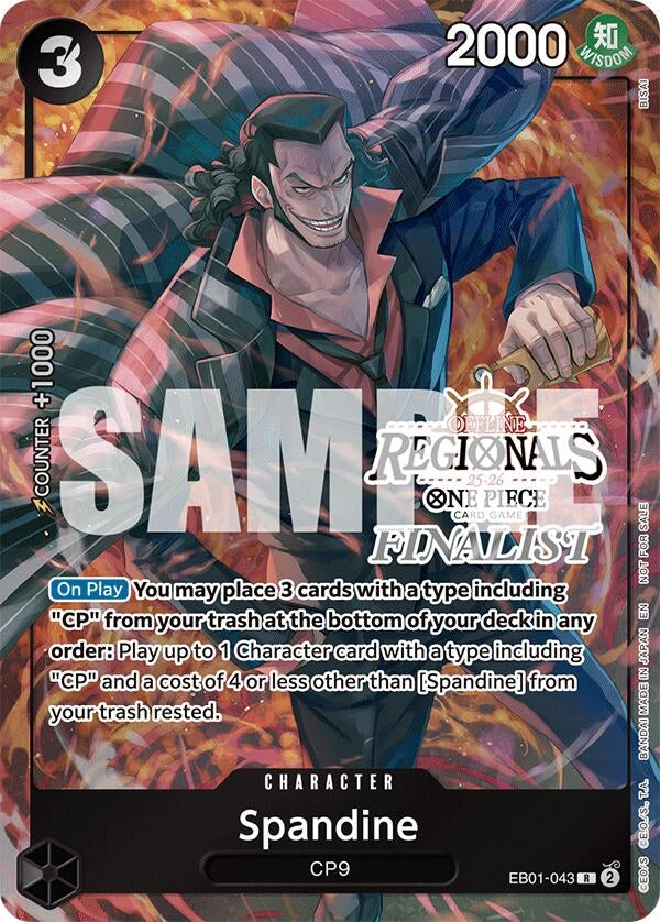 Image for Spandine (Regional Finalist Card Set 2025 Vol.1) (EB01-043) (One Piece Promotion Cards) - One Piece Card Game