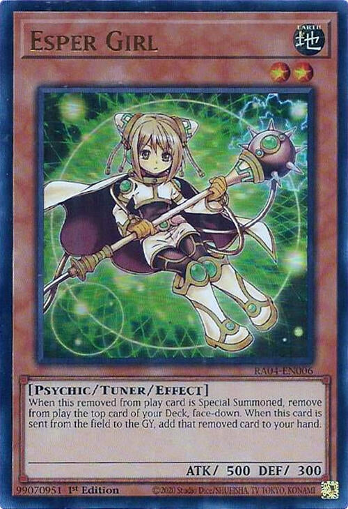 Image for Esper Girl (UR) (RA04-EN006) (Quarter Century Stampede) (RA04) - YuGiOh