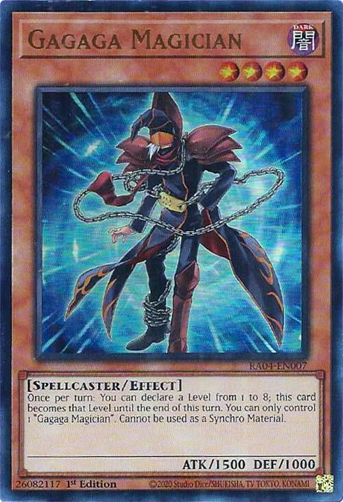 Image for Gagaga Magician (UR) (RA04-EN007) (Quarter Century Stampede) (RA04) - YuGiOh