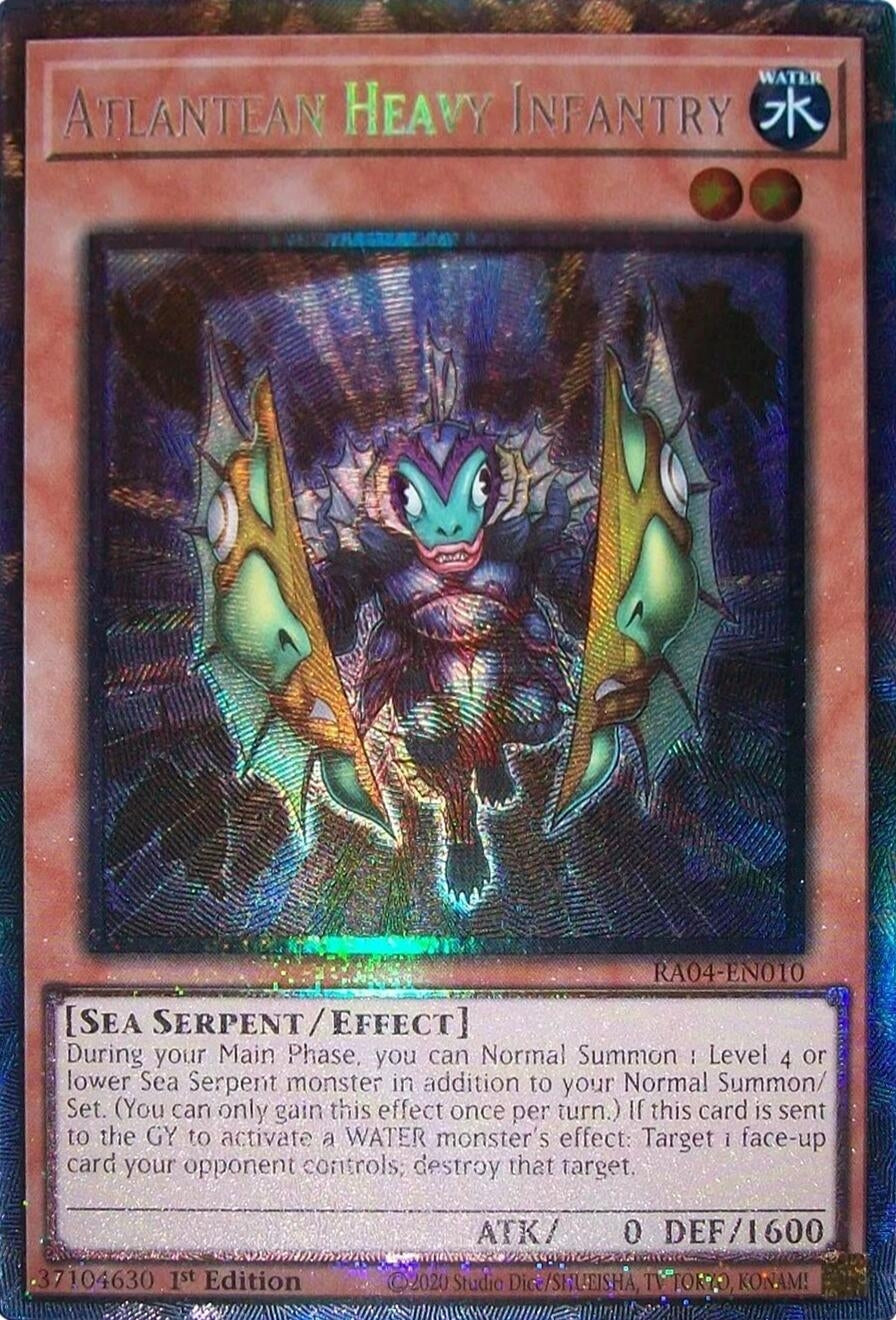 Image for Atlantean Heavy Infantry (PCR) (RA04-EN010) (Quarter Century Stampede) (RA04) - YuGiOh