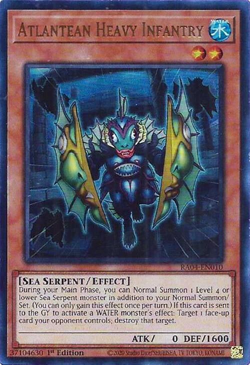 Image for Atlantean Heavy Infantry (UR) (RA04-EN010) (Quarter Century Stampede) (RA04) - YuGiOh