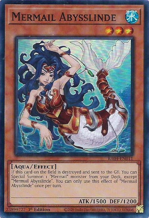 Image for Mermail Abysslinde (RA04-EN011) (Quarter Century Stampede) (RA04) - YuGiOh
