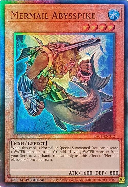 Image for Mermail Abysspike (PUR) (RA04-EN012) (Quarter Century Stampede) (RA04) - YuGiOh