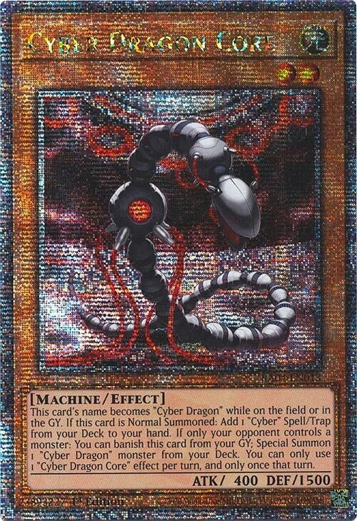 Image for Cyber Dragon Core (Quarter Century Secret Rare) (RA04-EN013) (Quarter Century Stampede) (RA04) - YuGiOh