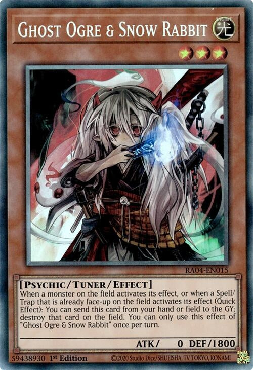 Image for Ghost Ogre & Snow Rabbit (PCR) (RA04-EN015) (Quarter Century Stampede) (RA04) - YuGiOh