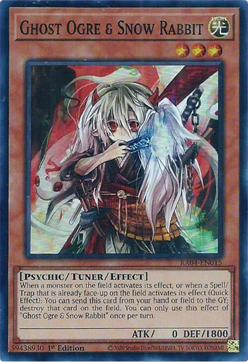 Image for Ghost Ogre & Snow Rabbit (RA04-EN015) (Quarter Century Stampede) (RA04) - YuGiOh