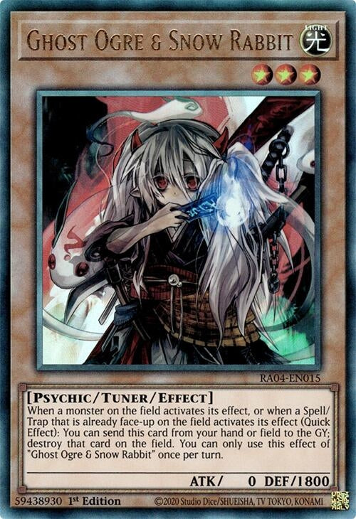 Image for Ghost Ogre & Snow Rabbit (PUR) (RA04-EN015) (Quarter Century Stampede) (RA04) - YuGiOh