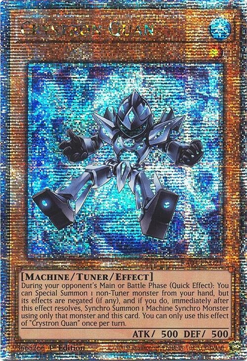 Image for Crystron Quan (Quarter Century Secret Rare) (RA04-EN021) (Quarter Century Stampede) (RA04) - YuGiOh