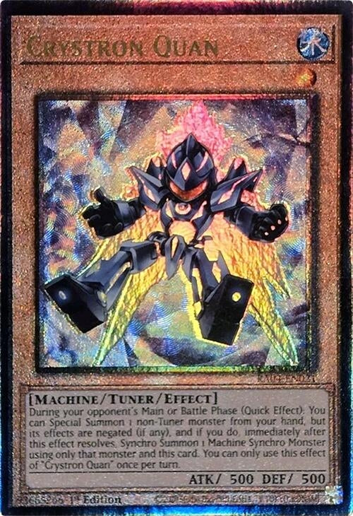 Image for Crystron Quan (PUR) (RA04-EN021) (Quarter Century Stampede) (RA04) - YuGiOh