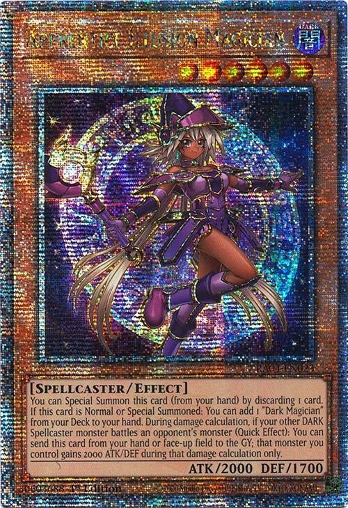 Image for Apprentice Illusion Magician (Quarter Century Secret Rare) (RA04-EN023) (Quarter Century Stampede) (RA04) - YuGiOh