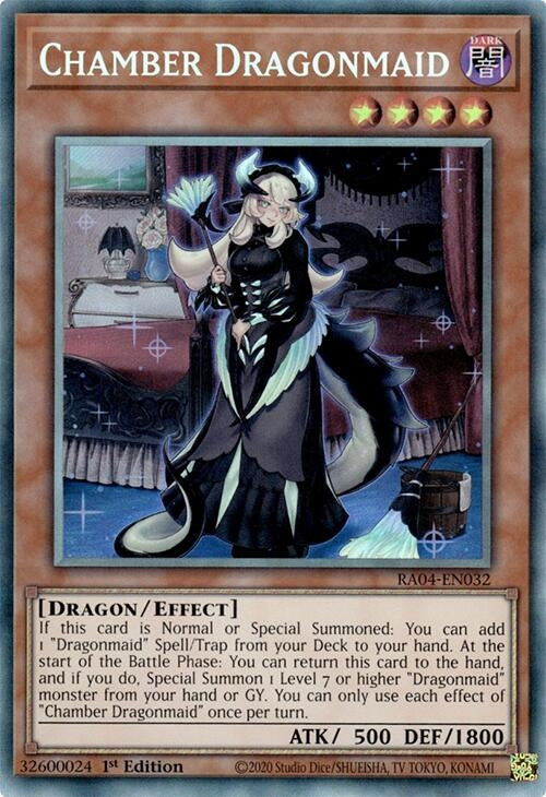 Image for Chamber Dragonmaid (PCR) (RA04-EN032) (Quarter Century Stampede) (RA04) - YuGiOh