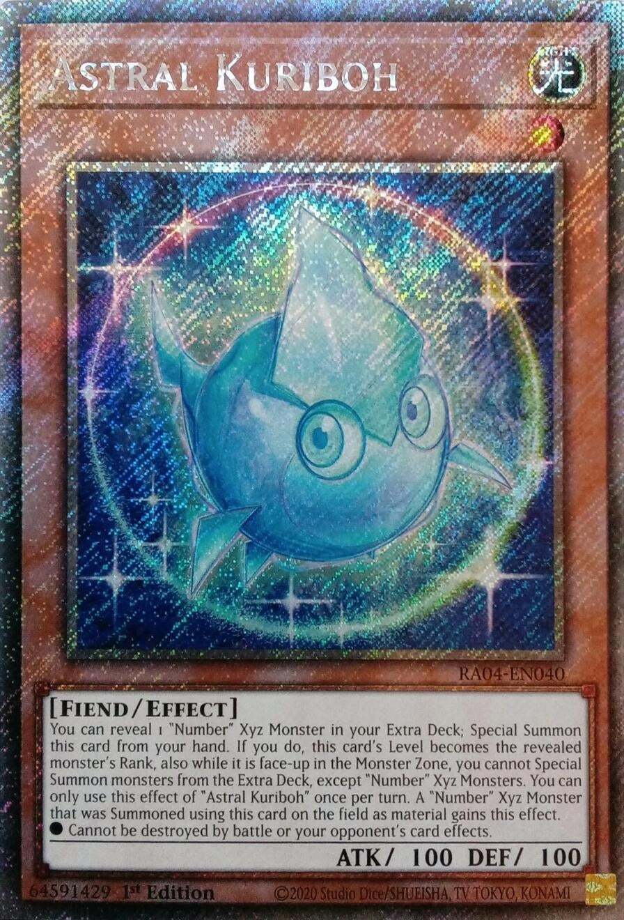 Image for Astral Kuriboh (Platinum Secret Rare) (RA04-EN040) (Quarter Century Stampede) (RA04) - YuGiOh