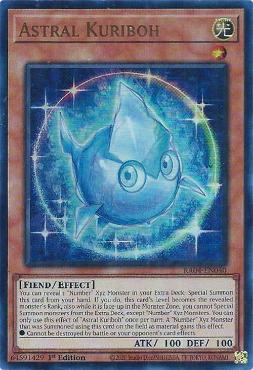 Image for Astral Kuriboh (UR) (RA04-EN040) (Quarter Century Stampede) (RA04) - YuGiOh