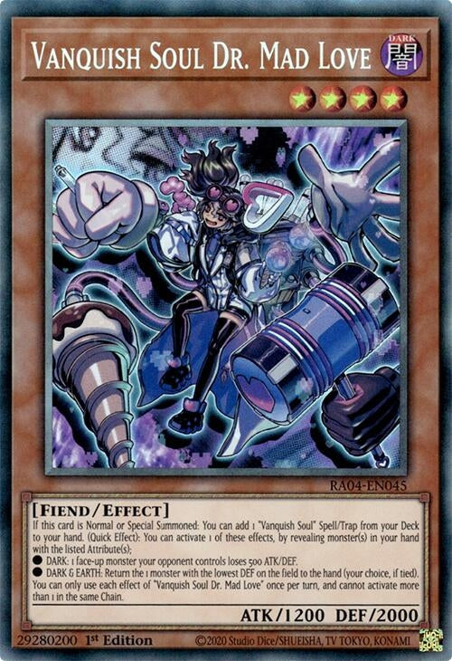 Image for Vanquish Soul Dr. Mad Love (PCR) (RA04-EN045) (Quarter Century Stampede) (RA04) - YuGiOh