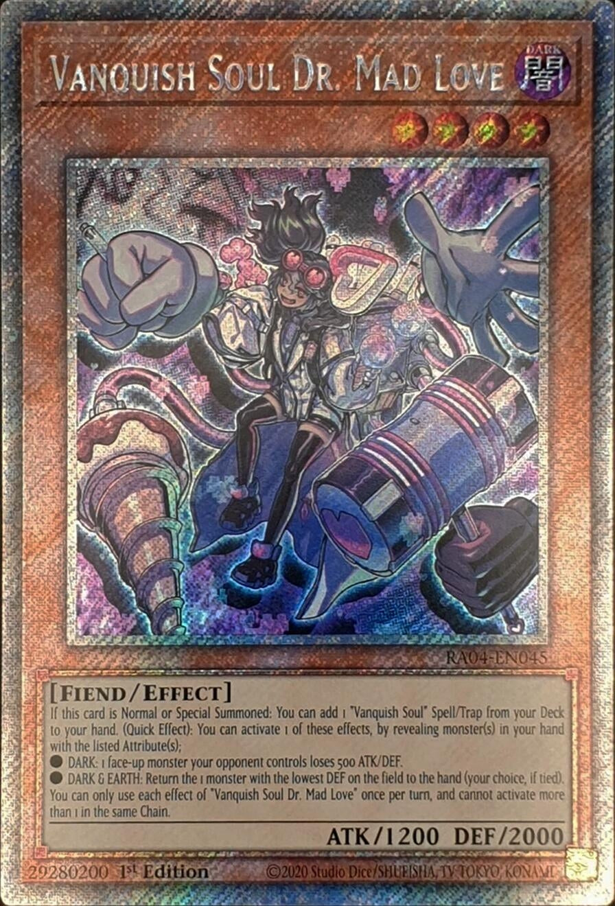 Image for Vanquish Soul Dr. Mad Love (Platinum Secret Rare) (RA04-EN045) (Quarter Century Stampede) (RA04) - YuGiOh