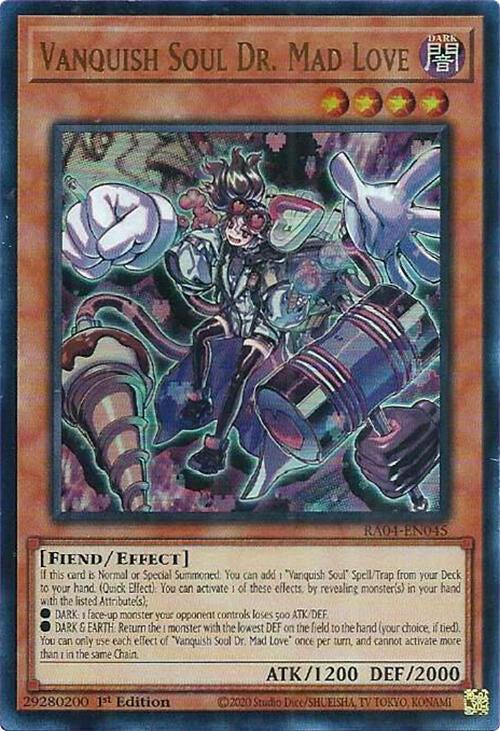 Image for Vanquish Soul Dr. Mad Love (UR) (RA04-EN045) (Quarter Century Stampede) (RA04) - YuGiOh