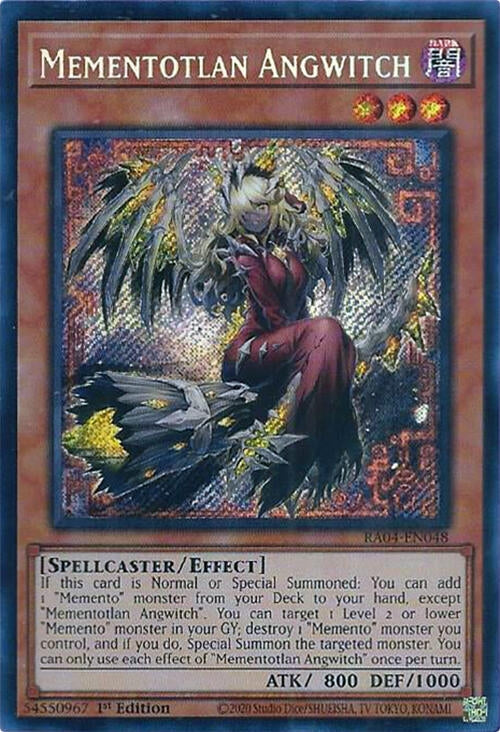 Image for Mementotlan Angwitch (Secret Rare) (RA04-EN048) (Quarter Century Stampede) (RA04) - YuGiOh