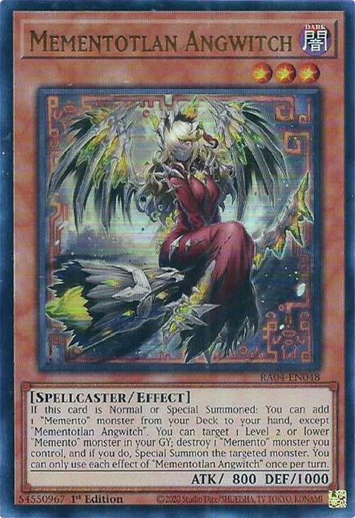 Image for Mementotlan Angwitch (UR) (RA04-EN048) (Quarter Century Stampede) (RA04) - YuGiOh