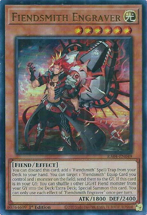 Image for Fiendsmith Engraver (UR) (RA04-EN049) (Quarter Century Stampede) (RA04) - YuGiOh
