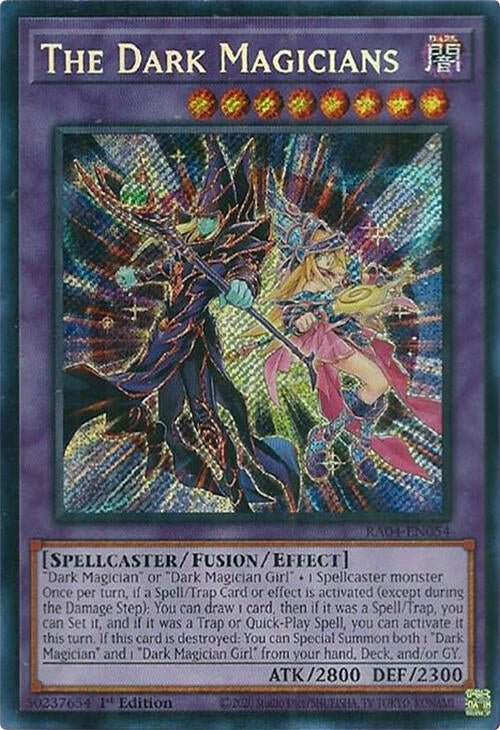 Image for The Dark Magicians (Secret Rare) (RA04-EN054) (Quarter Century Stampede) (RA04) - YuGiOh