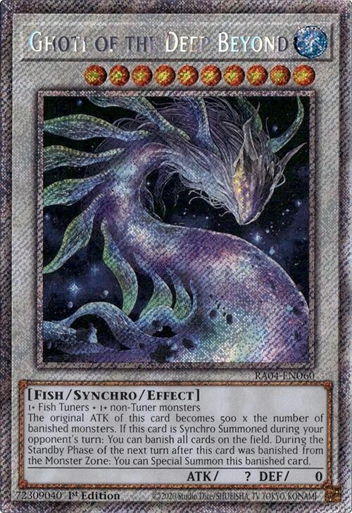 Image for Ghoti of the Deep Beyond (Platinum Secret Rare) (RA04-EN060) (Quarter Century Stampede) (RA04) - YuGiOh