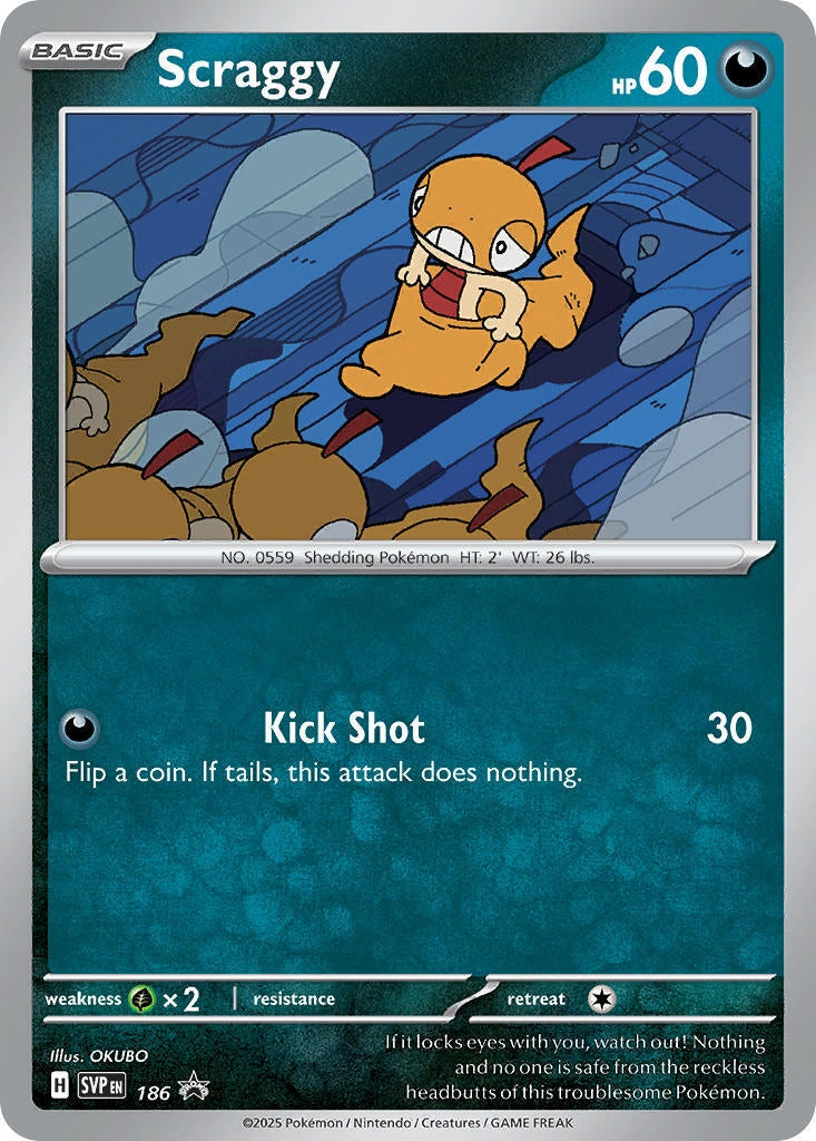 Image for Scraggy - 186 (186) (SV: Scarlet & Violet Promo Cards) - Pokemon