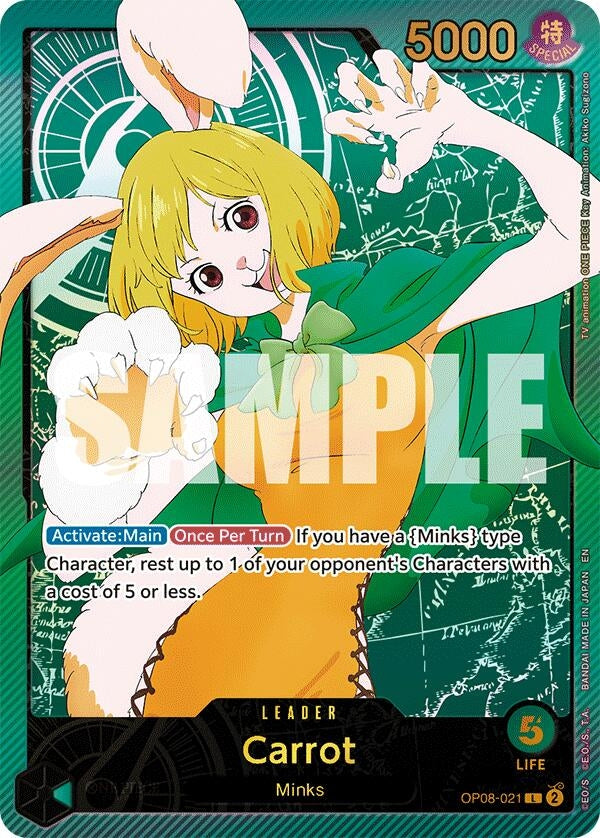 Image for Carrot (SP) (OP08-021) (Extra Booster: Anime 25th Collection) - One Piece Card Game