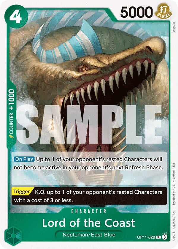Image for Lord of the Coast (OP11-028) (A Fist of Divine Speed) - One Piece Card Game